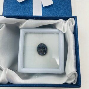 Pink Dawn Drusy Quartz Oval 12x10 mm Loose Gemstone for Jewelry Making 5074